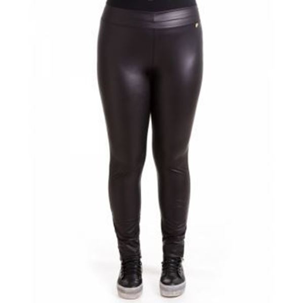 Image sur Leggings en cuir synthétique