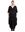 Bild von Gerafftes Maxikleid in schwarz