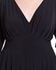 Picture of Maxi pleated dress in black