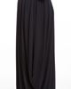 Image sur Robe maxi drapée en noir