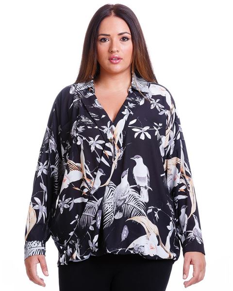 Picture of Chiffon blouse with floral print