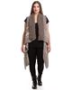 Image sur Veste en tricot sans manches - beige