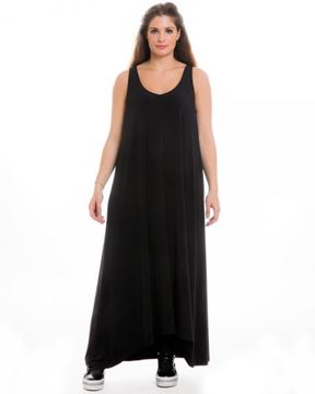 Picture of Basic Maxi-Dress in cigar