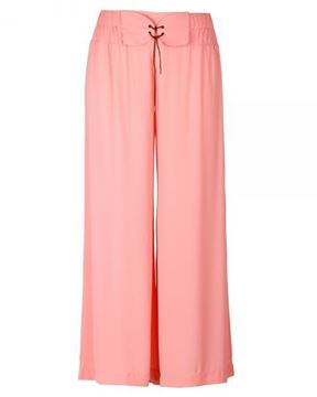 Picture of Wide-leg trousers in apricot, black, dark blue