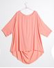 Picture of Long Top in apricot, black, dark blue