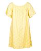 Image sur Robe en dentelle jaune et blanche