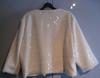 Bild von Kurzjacke/Bolero Glitzer weiss