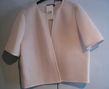 Picture of Short jacket/Bolero white & pink
