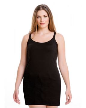 Bild von Langes Basic Tanktop in schwarz, beige, weiss, dunkelblau