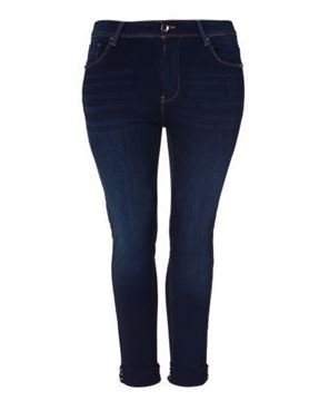 Picture of Dark blue slim leg jeans