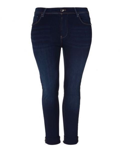 Image sur Jeans bleu foncé slim leg