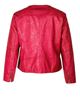 Image sur Veste en cuir synthétique rouge