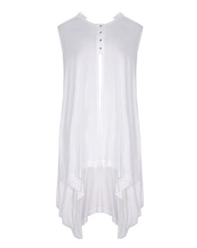 Bild von Long Shirt weiss, lime, beige