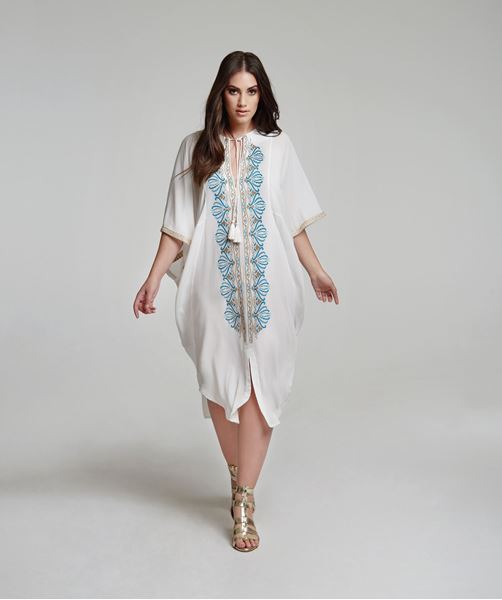 Kaftan. CurvyFashion trendy Plus Size Mode aus der Schweiz
