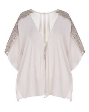 Picture of Open blouse cream