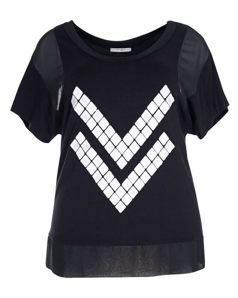 Picture of T-Shirt black with pattern