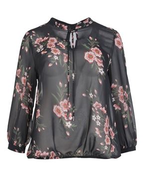 Image de Blouse Top à fleurs