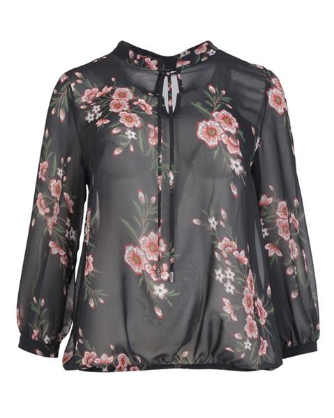 Image sur Blouse Top à fleurs