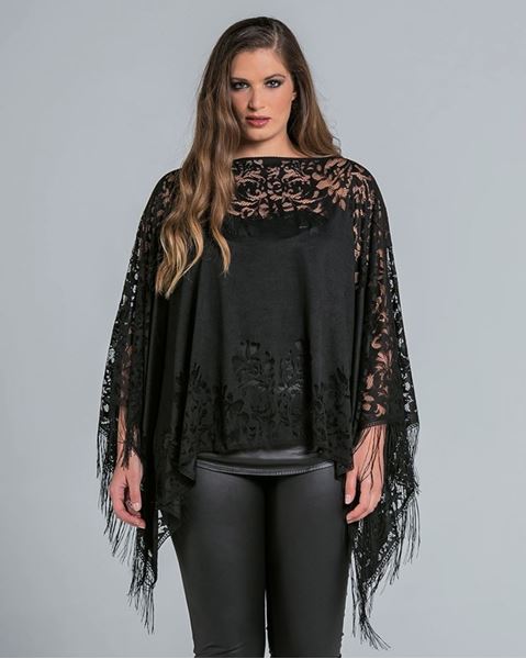 Image sur Poncho en dentelle