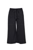 Picture of black wide-leg 3/4-trousers