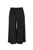 Picture of black wide-leg 3/4-trousers