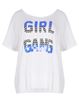 Picture of Sequin detail slogan t-shirt
