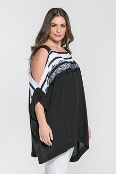 Picture of Cold shoulder chiffon top