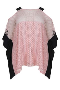 Picture of Cold shoulder lace top