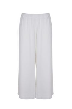 Picture of Wide-leg trouser in white
