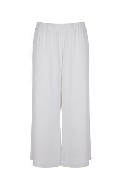 Picture of Wide-leg trouser in white