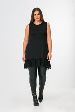 Bild von Longtop/Kleid mit Rüschen