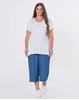 Picture of Cropped wide leg trousers 7/8