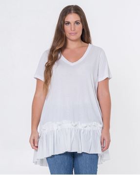 Bild von Longshirt/ Dress black & white