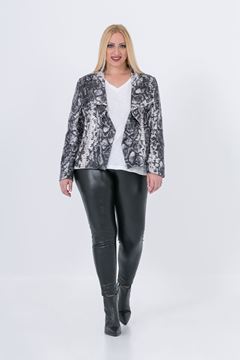 Bild von Jacke mit Snake-Print