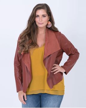 Image de veste en simili cuir