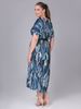 Picture of Printed blue dress