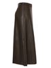 Picture of skirt imitation leather brown