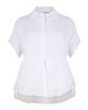 Picture of White short sleeve blouse