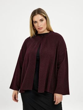 Picture of Cardigan burgundi/metallic