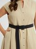 Image sur Robe trapèze beige ou khaki